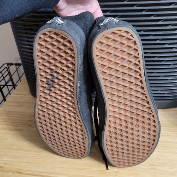 Vans Men's Black High-Top Sneakers Sk8 Hi - Picture 5 of 6